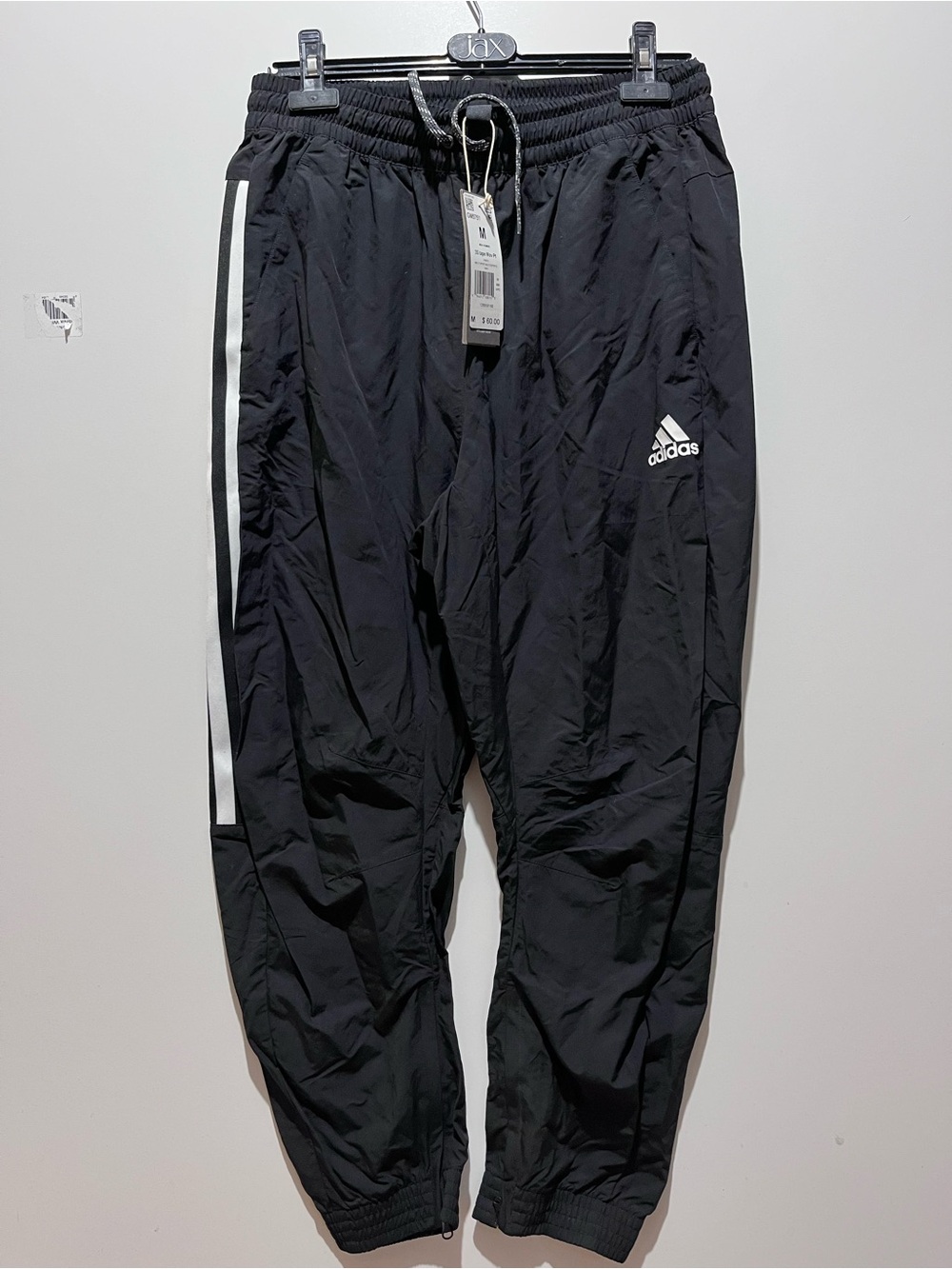 Adidas BNWT Black Jogger Track Pants sz mens Medium